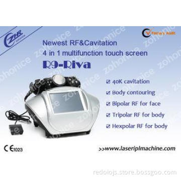 Biopolar RF Multi Function Beauty Equipment , Cavitation Bo